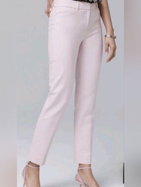 White House Black Market Slim Ankle Pants Blush Pink Work Office Career Sz00